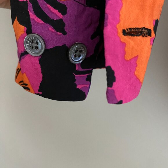 Equipment Long-Sleeve Floral Shirt/Blouse - Picture 5 of 9